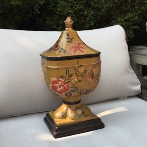 Large Ceramic Painted Urn